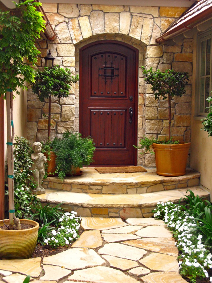 path and doorway surround
